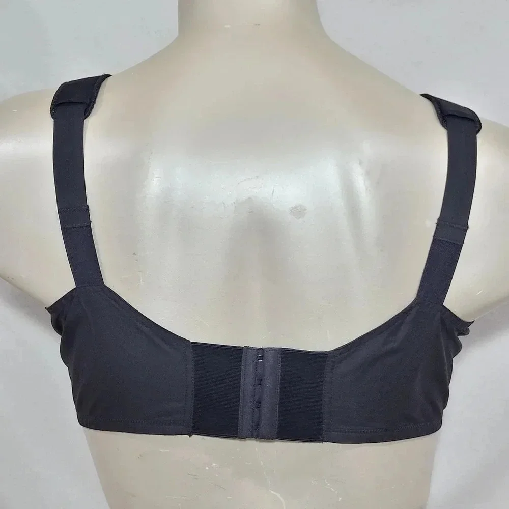 40D Exquisite Form 532 Fully‎ Wire Free Pointy Bullet Bra Black NWOT